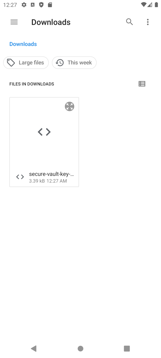Back Up, Share, and Load Key - tutorial step 3