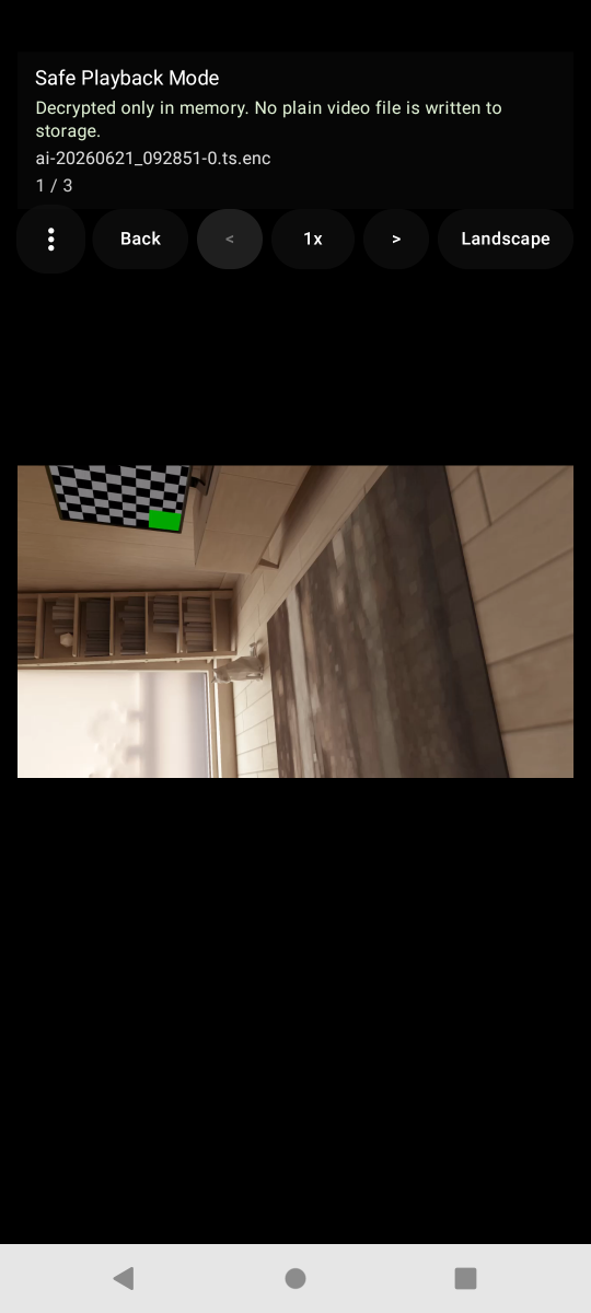 Safe Playback - tutorial step 3